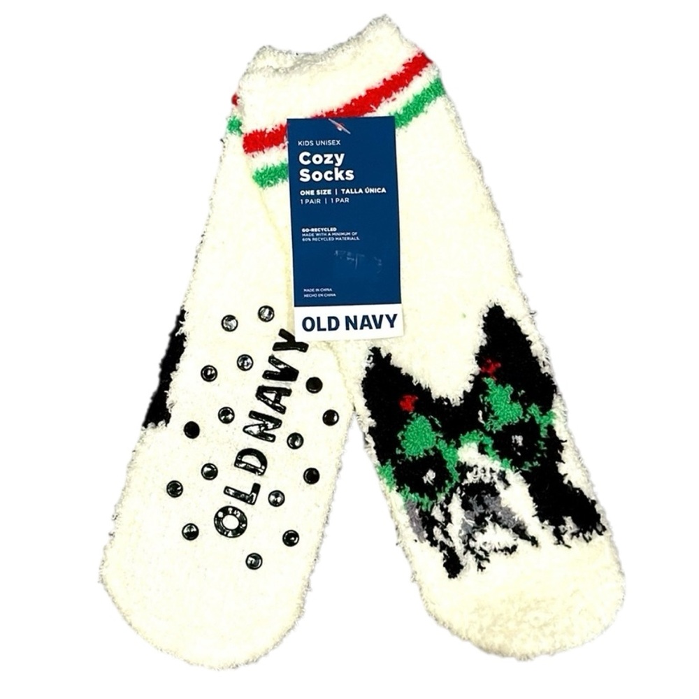 French Bulldog Christmas Holiday Cozy Socks